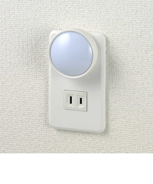 ELPA　LEDスイッチ付ナイトライト スイッチ式 PMLA101W
