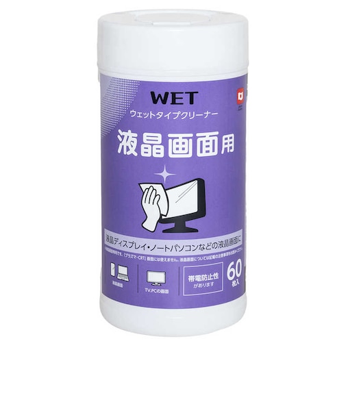 ナカバヤシ　ウェットクリーナー 液晶画面用 DGCWB4060