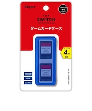 ナカバヤシ　SWITCH用 ゲームカードケース4枚収納 ブルー SWｹﾞｰﾑｶｰﾄﾞｹｰｽ4ﾏｲﾌﾞﾙｰ