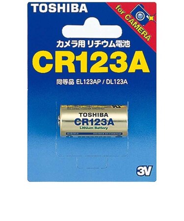 東芝　カメラ用リチウム電池 CR123AG