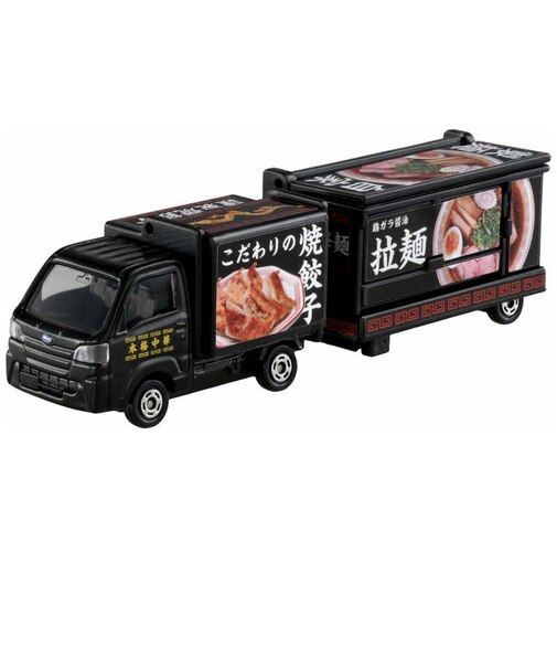 タカラトミー　トミカ No.142 スバル サンバー キッチントレーラー NO142ｽﾊﾞﾙｷｯﾁﾝﾄﾚｰﾗｰ
