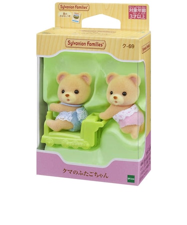 エポック社　シルバニアファミリー SFｸ69ｸﾏﾉﾌﾀｺﾞ