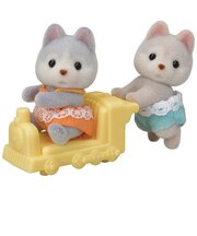 エポック社 シルバニアファミリー イ-117 ハスキーのふたごちゃん SFイ117ハスキーノフタゴ