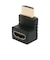 ナカバヤシ　HDMI L型変換アダプタ [HDMI A メス ⇔ HDMI A メス] HDAALC