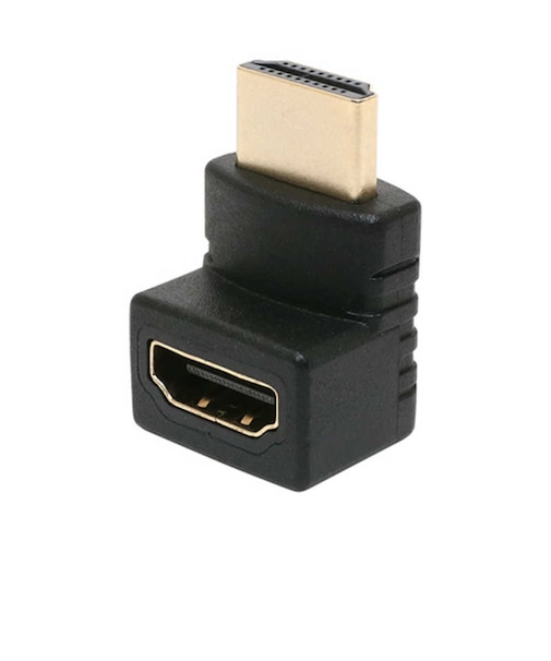 ナカバヤシ　HDMI L型変換アダプタ [HDMI A メス ⇔ HDMI A メス] HDAALC