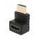 ナカバヤシ　HDMI L型変換アダプタ [HDMI A メス ⇔ HDMI A メス] HDAALC