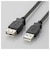 エレコム　USB-A延長ケーブル [USB-A オス→メス USB-A /0.5m /USB2.0] ブラック U2CE05BK