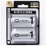 ビックアイデア　単1形アルカリ乾電池 2本-B ［2本 / アルカリ］ 【10年保存可能】 LR20BITB2P