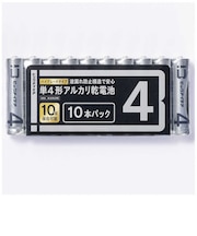 ビックアイデア　単4形アルカリ乾電池 10本-S ［10本 / アルカリ］ 【10年保存可能】 LR03BITS10P