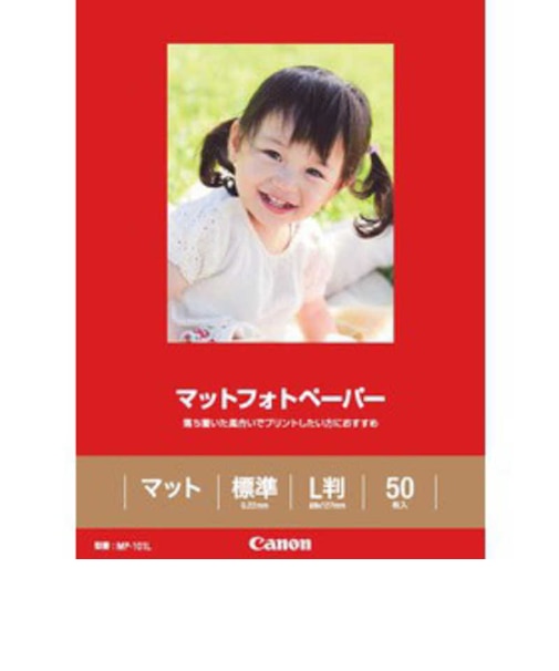 キヤノン　マットフォトペーパー(L･50枚) MP101L