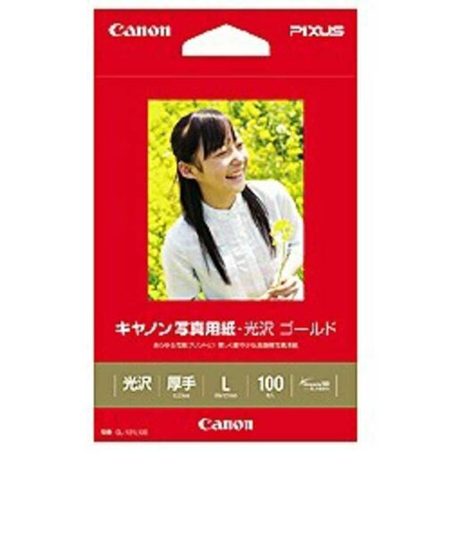 キヤノン　写真用紙･光沢 ゴールド L判 100枚 GL101L100