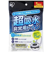 アイリスオーヤマ 非常用トイレセット 15g5回分 BTS155