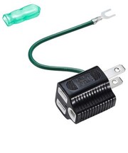 サンワサプライ 3P→2P変換アダプタ(ブラック) TAPAD8BK