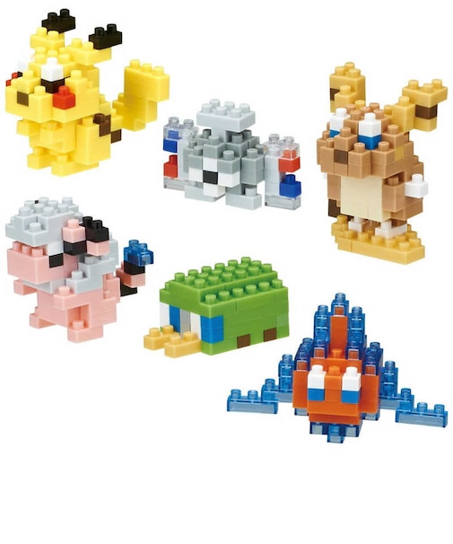 カワダ　ナノブロック NBMC-08 ミニナノ ポケットモンスター でんきタイプ【単品】 NBMC08ﾐﾆﾅﾉPMﾃﾞﾝｷ