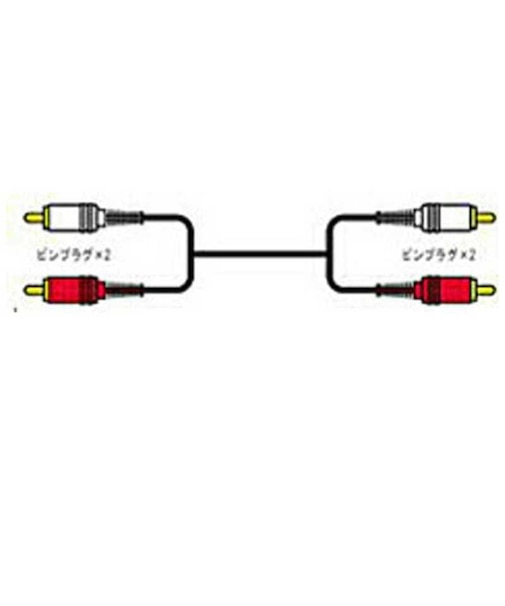 JVC　AVコード ピンプラグ×2⇔ピンプラグ×2 (0.5m) CN165G