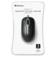 VERBATIMJAPAN　マウス [光学式 /有線 /3ボタン /USB] ブラック MUSDOZV1