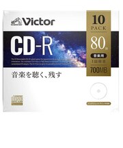 VERBATIMJAPAN　音楽用CD-R 700MB 80分 10枚 AR80FP10J1