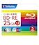 VERBATIMJAPAN　データ用BDRE ホワイト ［5枚 25GB インクジェットプリンター対応］ DBE25NP5V2