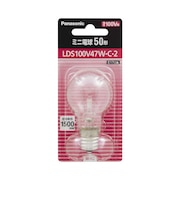 パナソニック　ミニ電球 クリア ［E17口金 一般電球形 電球色 1個］ LDS100V47WC2