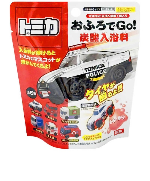 タルガ　トミカおふろでGO！炭酸入浴料 ﾄﾐｶｵﾌﾛﾃﾞﾀﾝｻﾝﾆｭｳﾖｸﾘｮｳ