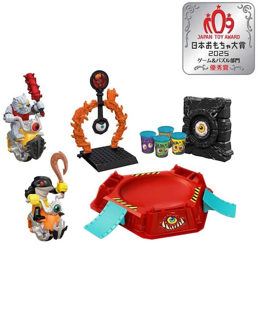 バンダイ　モンスモト DXバトルアリーナセット01 アルファ・ウルフ＆メガロドンセット ﾓﾝｽﾓﾄBA1ｱﾙﾌｧｳﾙﾌﾒｶﾞﾛﾄ
