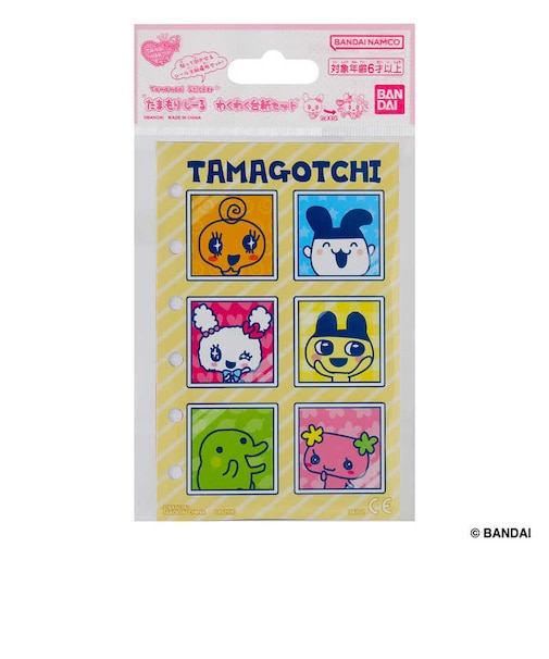 バンダイ　たまごっち たまもりしーる わくわく台紙セット ﾀﾏﾓﾘｼｰﾙﾜｸﾜｸﾀﾞｲｼｾｯﾄ