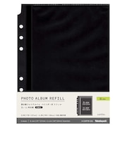 ナカバヤシ　コット 黒台紙フォトアルバム 替台紙 2L判 ［ポケットアルバム用］ ACOPYR201