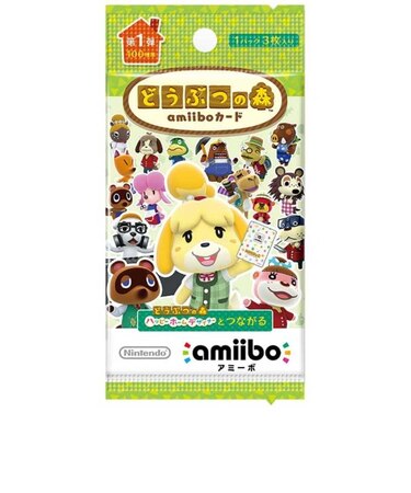 任天堂 どうぶつの森amiiboカード 第1弾 NVL-E-MA3A ドウモリamiiboカード1<br>★こちらの商品は人気商品のため、色違い・仕様違い等含め「一家族1台限り」でのご協力をお願いしております。