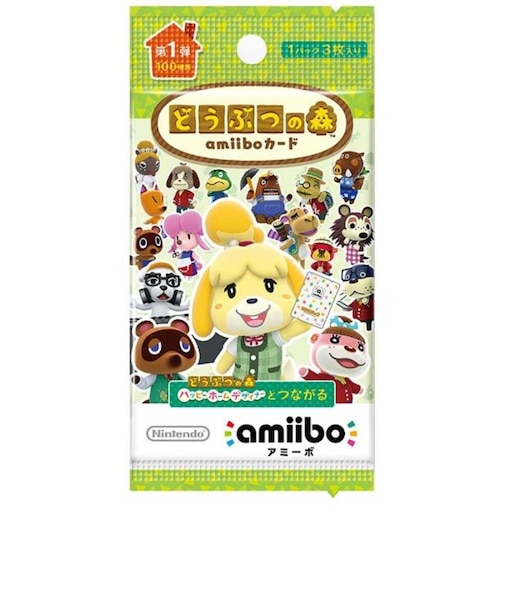 任天堂 どうぶつの森amiiboカード 第1弾 NVL-E-MA3A ドウモリamiiboカード1<br>★こちらの商品は人気商品のため、色違い・仕様違い等含め「一家族1台限り」でのご協力をお願いしております。