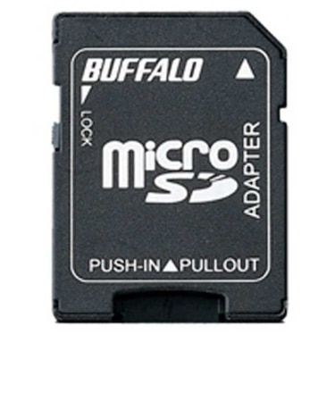 BUFFALO　microSDカード→SDカード変換アダプター BSCRMSDA