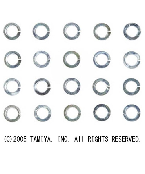 タミヤ　ミニ四駆 AO-1036 2mmｽﾌﾟﾘﾝｸﾞﾜｯｼｬｰ