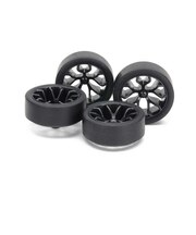 タミヤ GP.542 スーパーハード小径ローハイトタイヤ(26mm)&カーボン強化ホイール(Yスポーク) SHショウケイLHT&CWYスポ