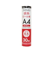ナカバヤシ FAX用感熱ロール紙(A4・30m・0.5インチ芯)1本入 FXK30AH1