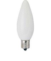 ヤザワ　電球 ホワイト [E12/電球色/1個/シャンデリア電球形] C321225W