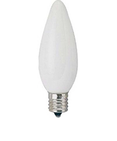 ヤザワ　電球 ホワイト [E12/電球色/1個/シャンデリア電球形] C321225W