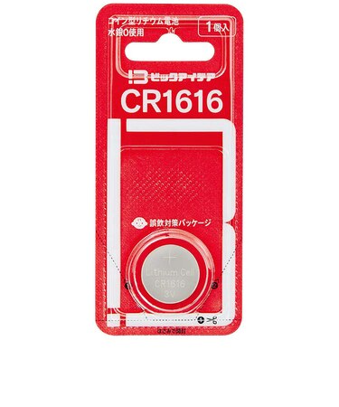 ビックアイデア　リチウムコイン電池CR1616 1個 CR1616BIM