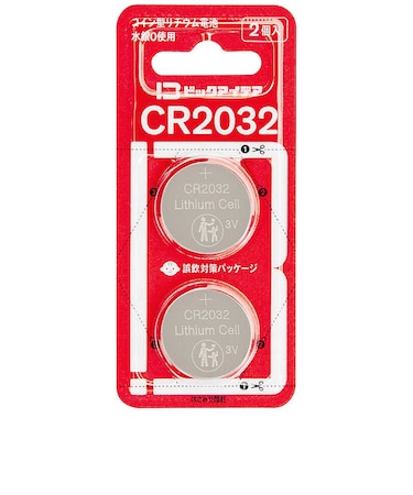 ビックアイデア　リチウムコイン電池CR2032 2個 CR20322PBIM