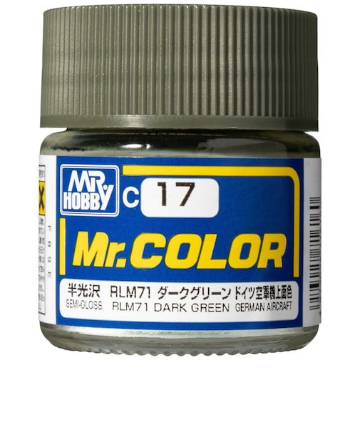 GSIクレオス　Mr.カラー C17 RLM71 ﾀﾞｰｸｸﾞﾘｰﾝ