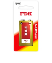 FDK　アルカリ乾電池9V形 9V 1個 ブリスターパック 6LR61(B)