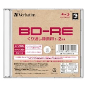 VERBATIMJAPAN 録画用BD-RE 1枚パック VBE130NP1V1B