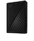 WESTERN DIGITAL　USB 3.1 Gen 1(USB 3.0)/2.0対応 ポータブルHDD WD My Passport 5TBWDBPKJ0050BBKJESN