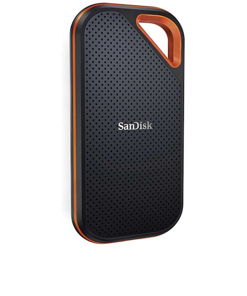 サンディスク　SDSSDE81-4T00-J25 外付けSSD USB-C＋USB-A接続 エクストリーム プロ V2 [ポータブル型 /4TB]SDSSDE814T00J25