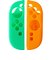 サイバーガジェット　Switch2Joy-Con2用シリコンカバー エメラルド＆オレンジSWJC2ｼﾘｺﾝｶﾊﾞｰEO
