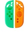 サイバーガジェット　Switch2Joy-Con2用シリコンカバー エメラルド＆オレンジSWJC2ｼﾘｺﾝｶﾊﾞｰEO