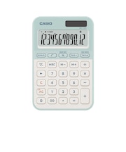 カシオ　デザイン電卓 ミニジャストタイプ［12桁］ライトグリーンMWC20DLGN