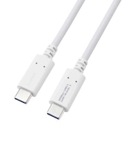 エレコム　240W PD EPR USB Type-C ケーブル 0.5m eMarker 480Mbps ホワイトMPACCPE05WH