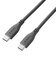 エレコム　240W PD EPR USB Type-C ケーブル 1m やわらかシリコン eMarker 480Mbps グレーMPACCPESS10GY