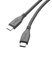 エレコム　USB Type-C to USB Type-Cケーブル シリコン USB Power Delivery対応 最大100W 2.0mMSCC5PSS20GY