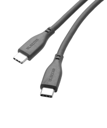 エレコム　USB Type-C to USB Type-Cケーブル シリコン USB Power Delivery対応 最大100W 2.0mMSCC5PSS20GY
