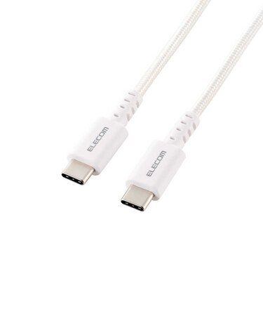 エレコム　USB Type-C to USB Type-Cケーブル/240W対応/高耐久/0.5m/ホワイトMPACCPESC05WH